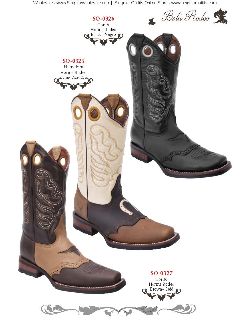 Rodeo and Work Boots Catalog Singular Wholesale