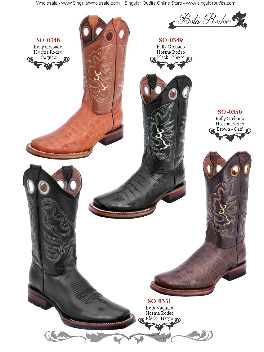 Rodeo and Work Boots Catalog Singular Wholesale