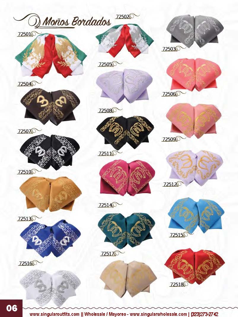Singular Outfits Accesorios para Charros y Caballos Monturas Espuelas Sombreros Moños Hebillas Catalogo_Page_06