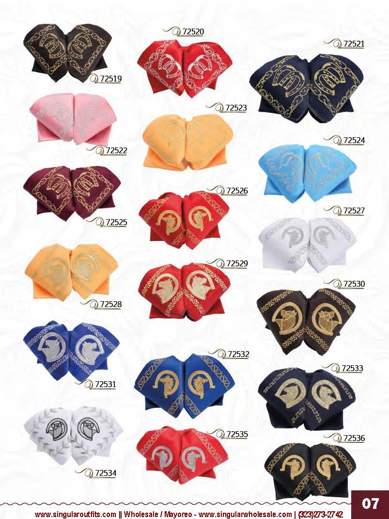Singular Outfits Accesorios para Charros y Caballos Monturas Espuelas Sombreros Moños Hebillas Catalogo_Page_07