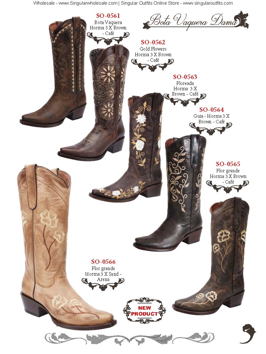 Singular Outfits Women and Children Western Boots Catalog