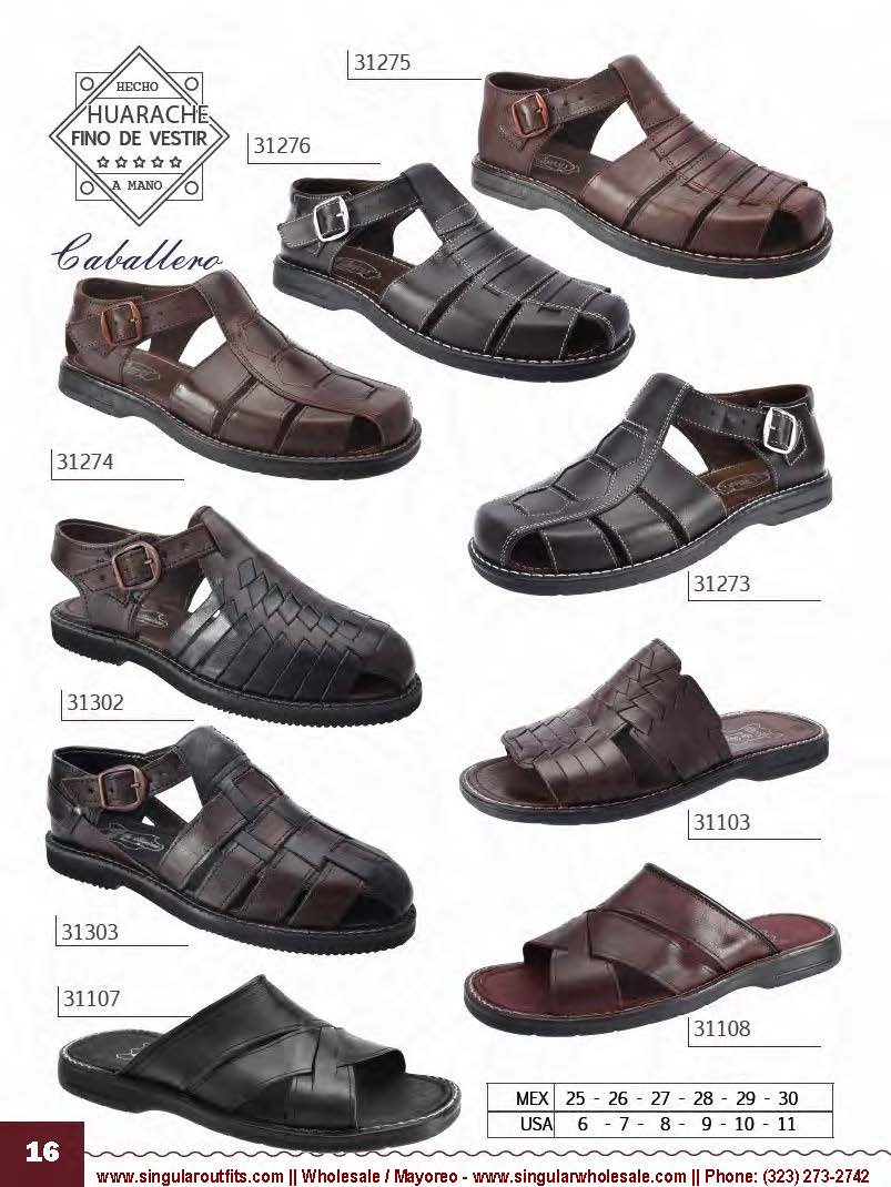 Huaraches Mexicanos Singular Wholesale Huaraches Sandals