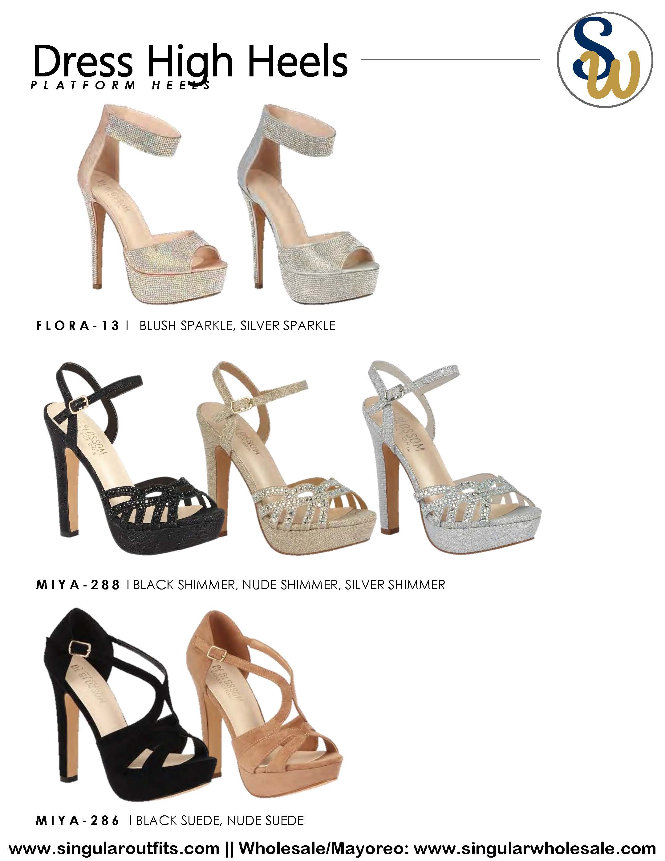 Wholesale high-Heels Women Party Shoes Catalog Singular Outfits