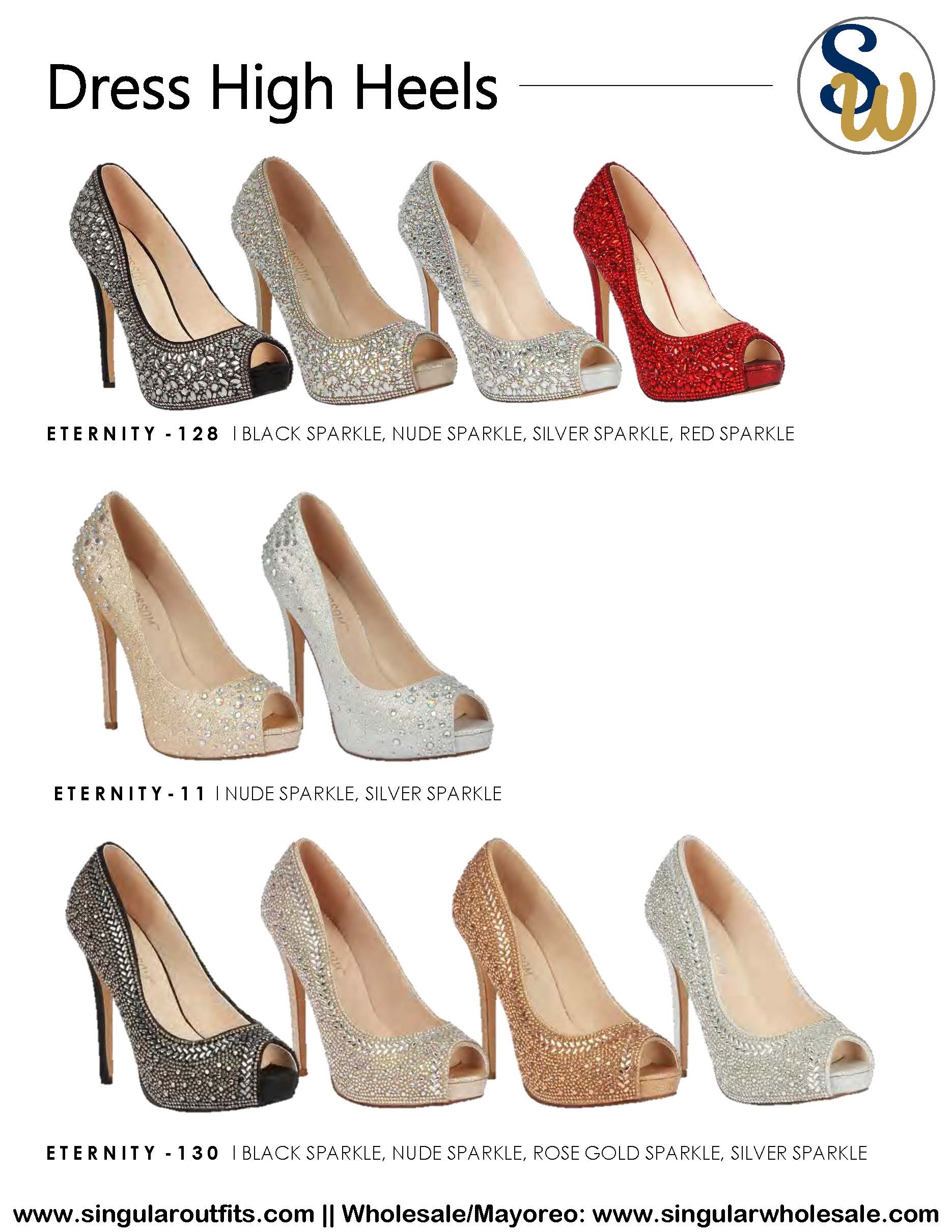 Wholesale high-Heels Women Party Shoes Catalog Singular Outfits