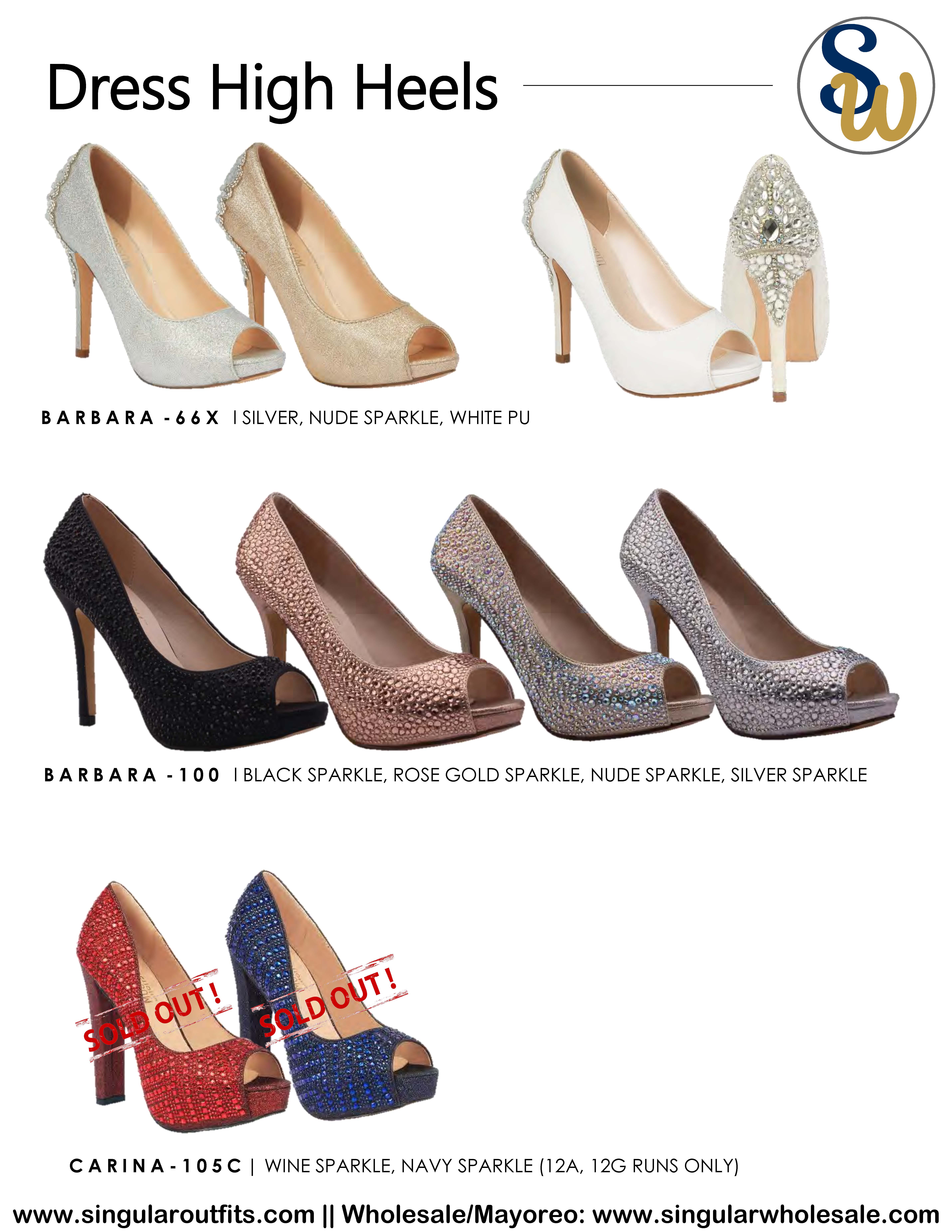 Wholesale high-Heels Women Party Shoes Catalog Singular Outfits