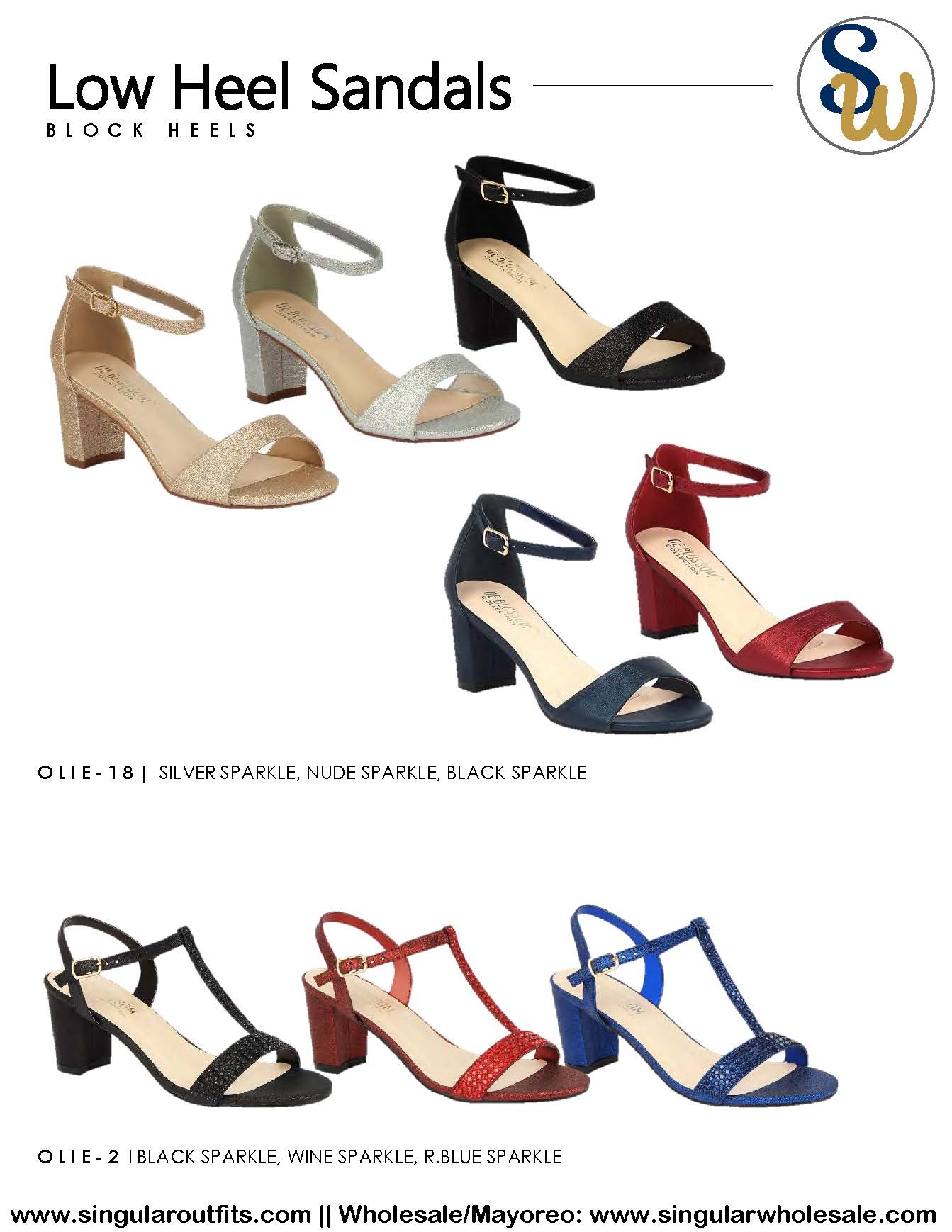 Wholesale Low-Heels Women Party Shoes Catalog Singular Wholesale