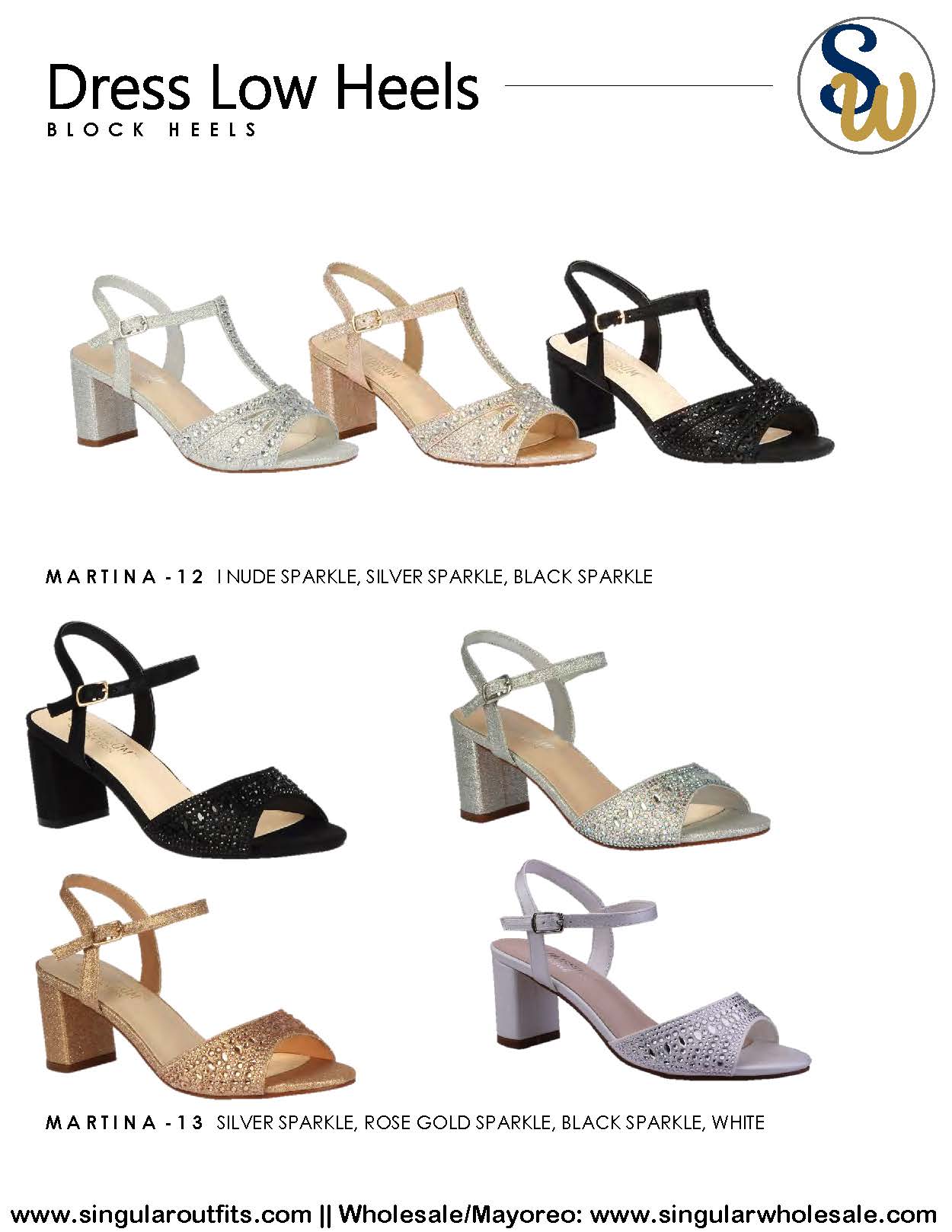 Wholesale Low-Heels Women Party Shoes Catalog Singular Wholesale