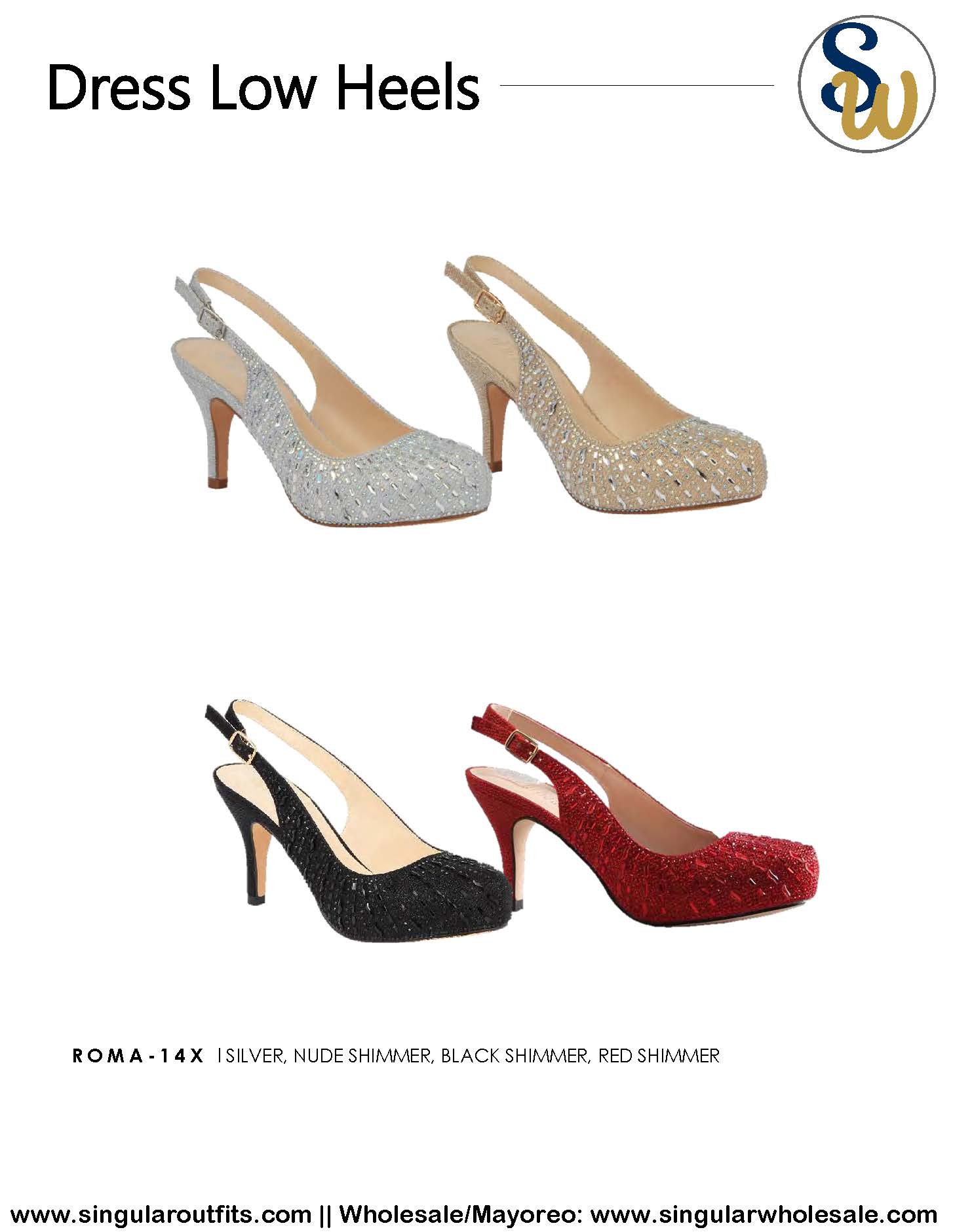 Wholesale Low-Heels Women Party Shoes Catalog Singular Wholesale