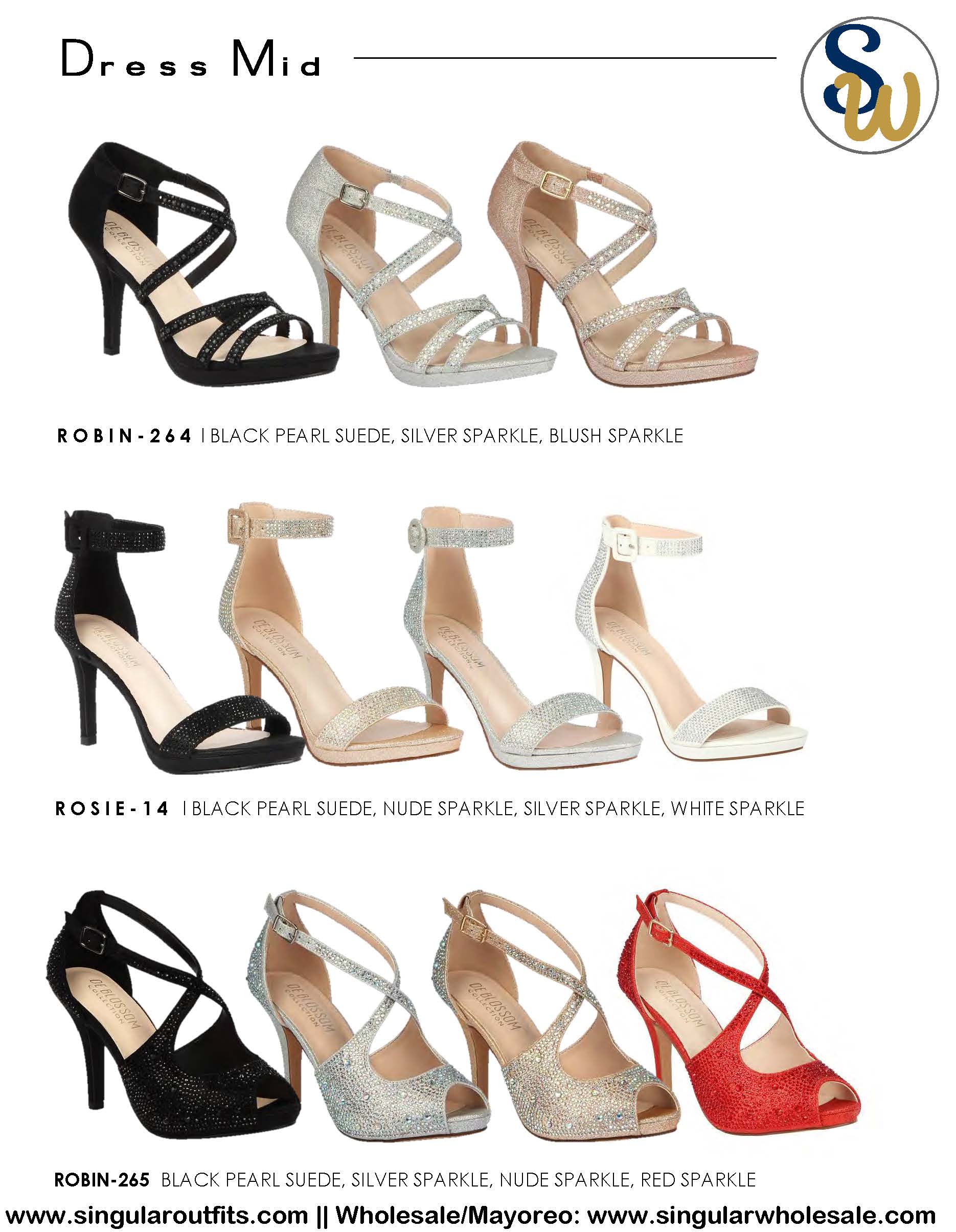 Wholesale Mid-Heels Women Party Shoes Catalog Singular Wholesale