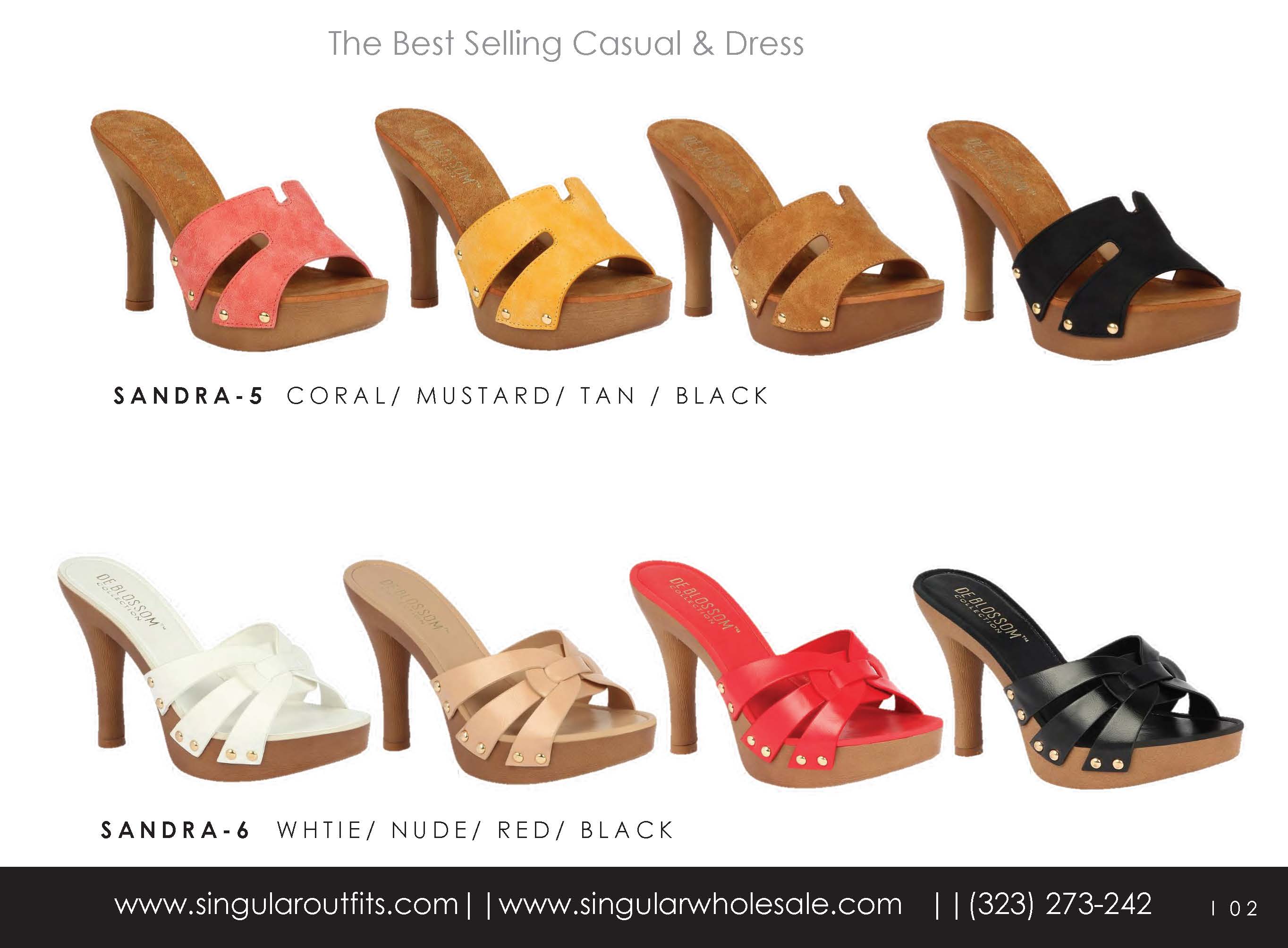 Women's Casual and formal Shoes Catalog Singular Outfits