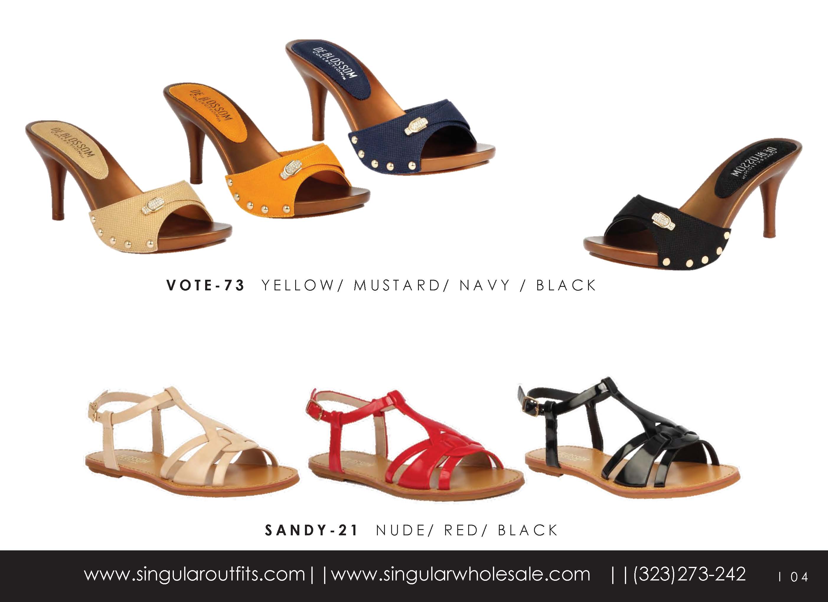 Women's Casual and formal Shoes Catalog Singular Outfits