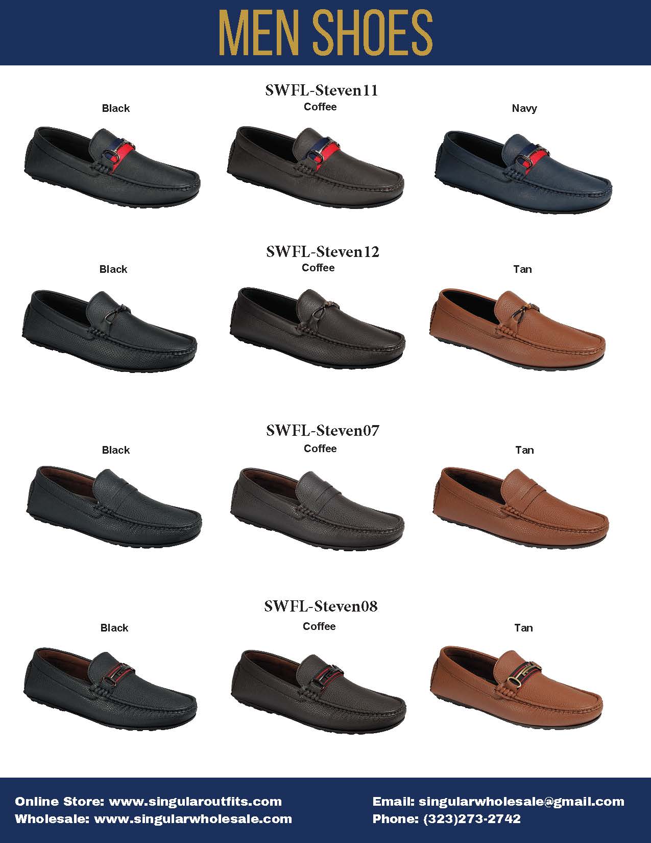 SWFLM Men Shoes Catalog Singular Wholesale